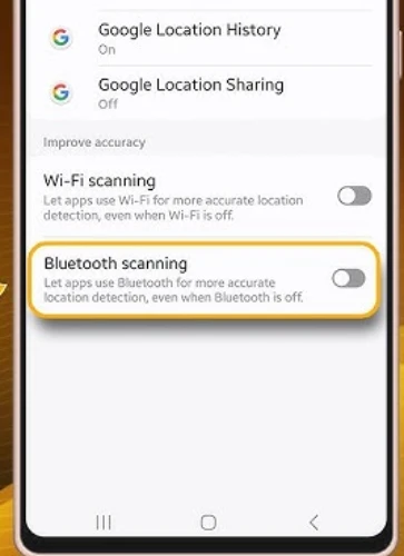 Scanned Bluetooth