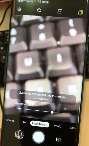 تنظیمات نادرست دوربین