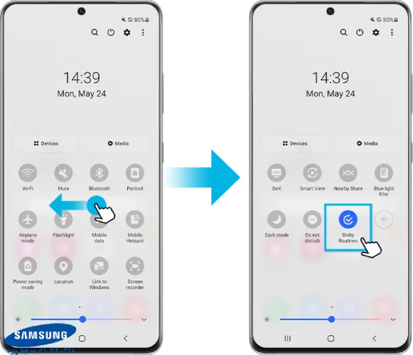 چگونه Bixby سامسونگ را فعال کنیم؟