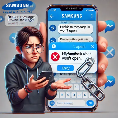 Links not opening in SMS on Samsung phone