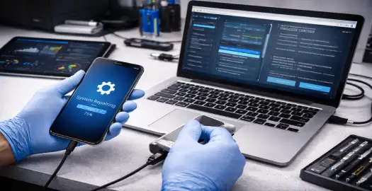 تعمیرات نرم افزاری موبایل